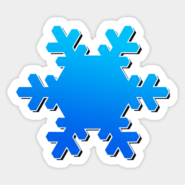 The snow t shirt design Sticker by Strange-desigN